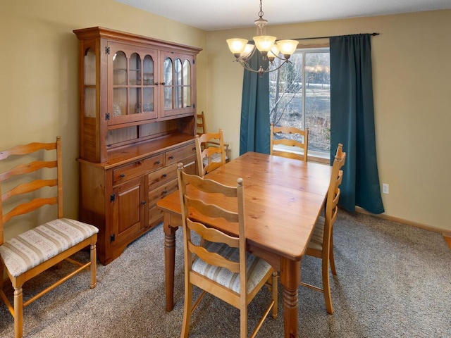 2052 Wilhelm Ct, Shakopee, MN 55379 - dining room with a chandelier and light carpet