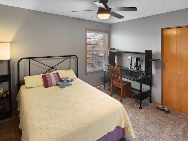 2052 Wilhelm Ct, Shakopee, MN 55379 - bedroom featuring carpet floors, baseboards, and ceiling fan