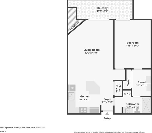 3850 Plymouth Blvd Unit 318, Plymouth, MN 55446 - view of layout