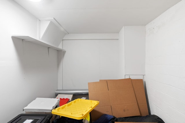 view of storage