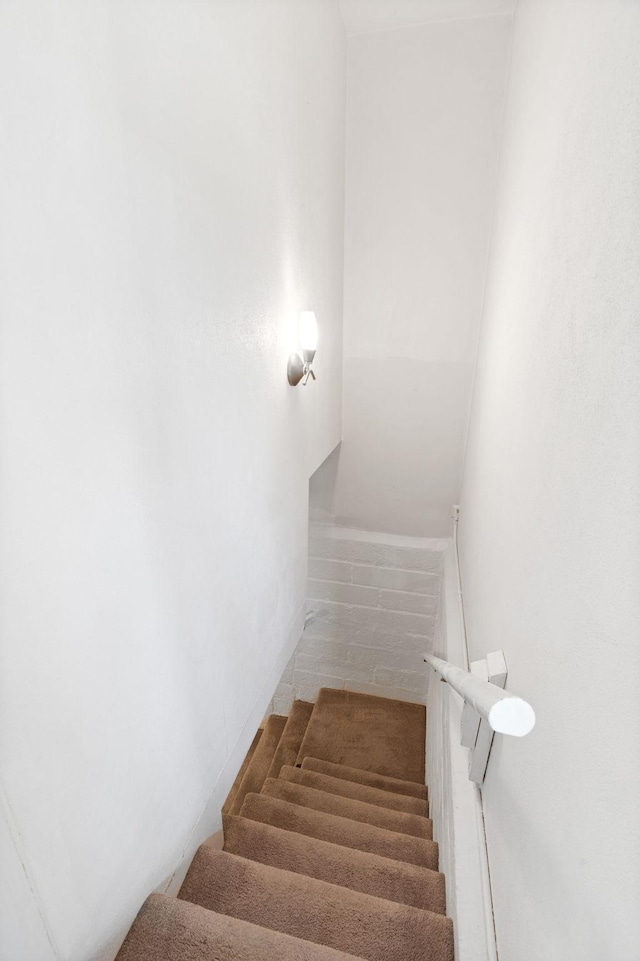 view of stairs