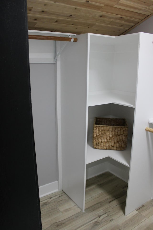 view of closet