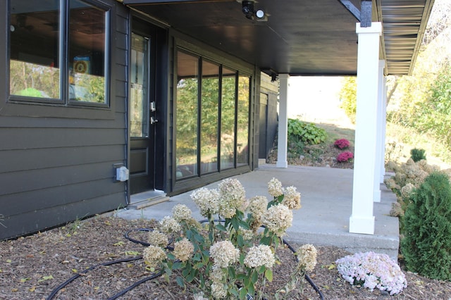 view of patio / terrace featuring covered porch