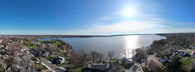 view of property location with a nearby body of water