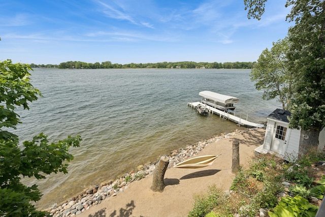 11847 Gulden Ave NW, Maple Lake, MN 55358 - dock area featuring a water view
