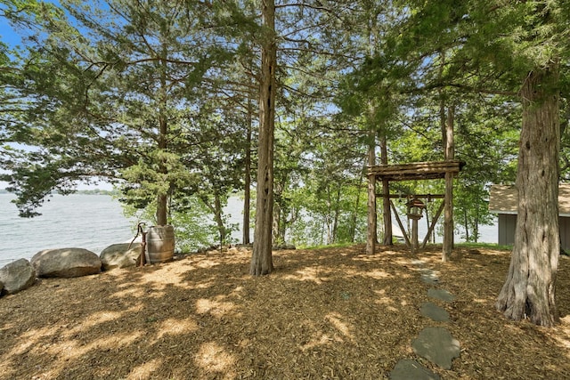 11847 Gulden Ave NW, Maple Lake, MN 55358 - view of yard with a water view