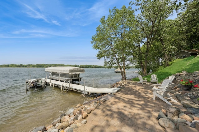 11847 Gulden Ave NW, Maple Lake, MN 55358 - dock featuring a water view