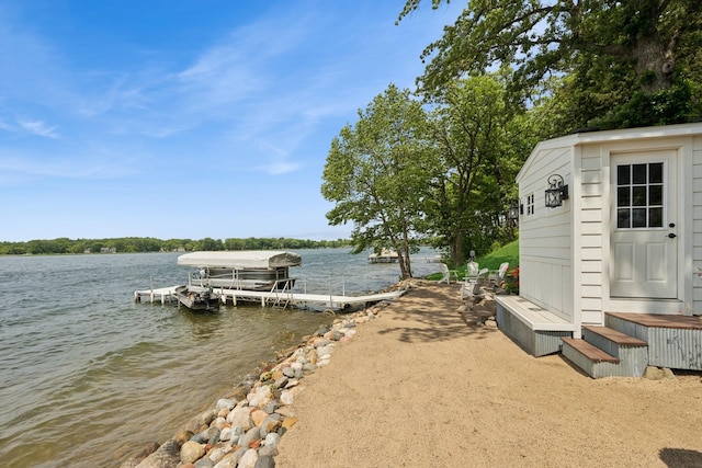 11847 Gulden Ave NW, Maple Lake, MN 55358 - dock area with a water view
