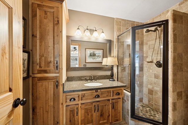 11847 Gulden Ave NW, Maple Lake, MN 55358 - full bathroom featuring vanity and a stall shower