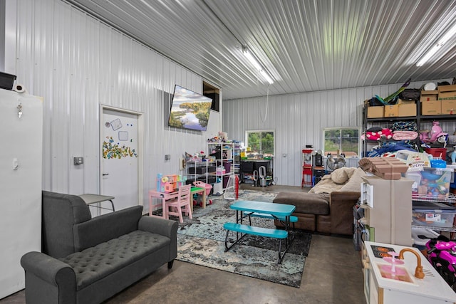 1116 County Road 46, Clearwater, MN 55320 - living area with concrete flooring
