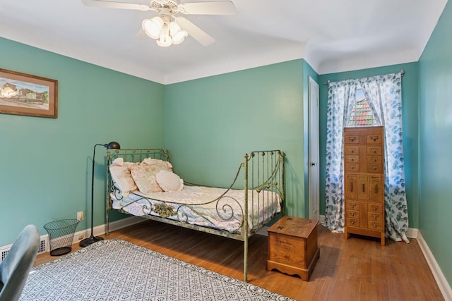 1804 Pinehurst Ave, Saint Paul, MN 55116 - bedroom with wood finished floors and a ceiling fan
