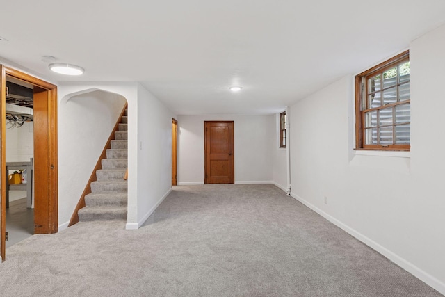 1804 Pinehurst Ave, Saint Paul, MN 55116 - below grade area with carpet and stairs