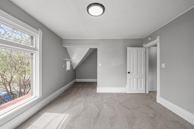 1527 Minnehaha Ave W, Saint Paul, MN 55104 - bonus room with a textured ceiling, baseboards, and carpet floors