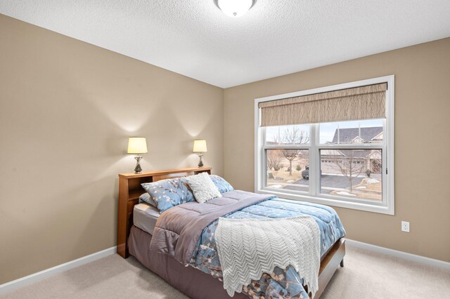4584 Merganser Dr, Minnetrista, MN 55375 - carpeted bedroom with baseboards and a textured ceiling