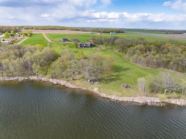 41634 Long Lake Rd, Ottertail, MN 56571 - aerial view of property's location with a large body of water and rural landscape