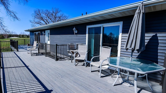 41634 Long Lake Rd, Ottertail, MN 56571 - view of deck