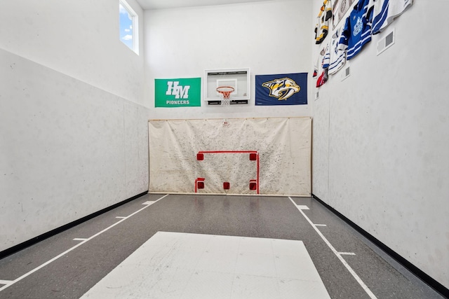 view of sport court