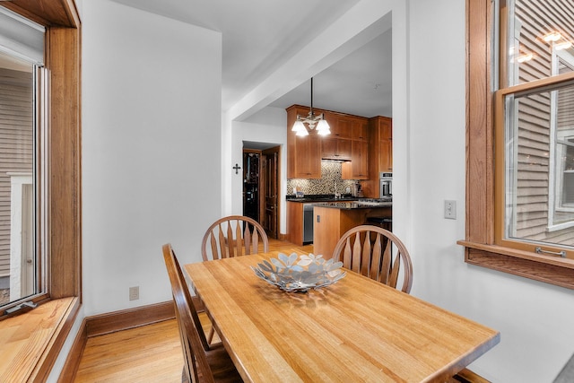 904 Lincoln Ave, Saint Paul, MN 55105 - dining room featuring light wood finished floors and baseboards