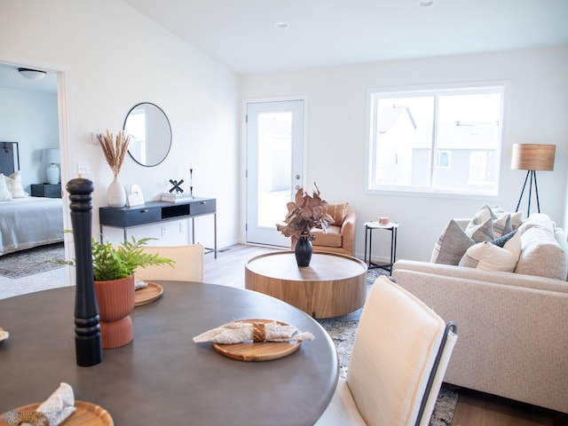 dining area with baseboards