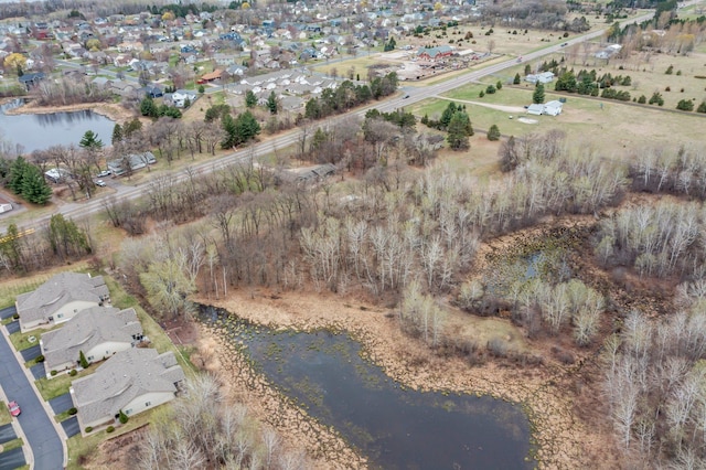 13229 Fremont Ave, Zimmerman, MN 55398 - aerial overview of property's location with a nearby body of water and nearby suburban area