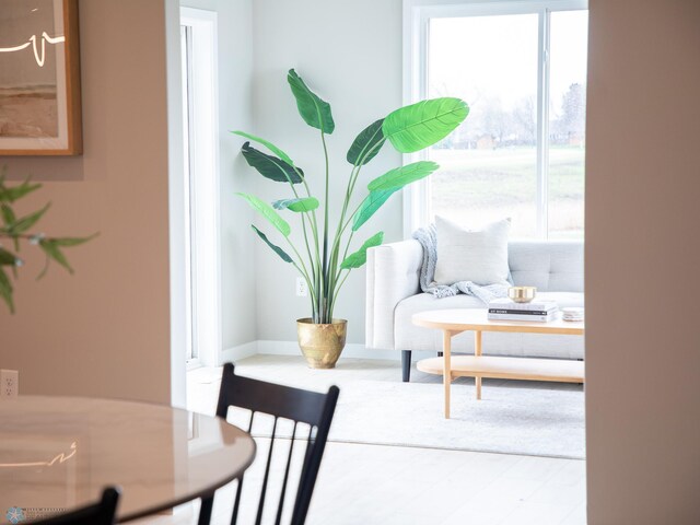 view of living area