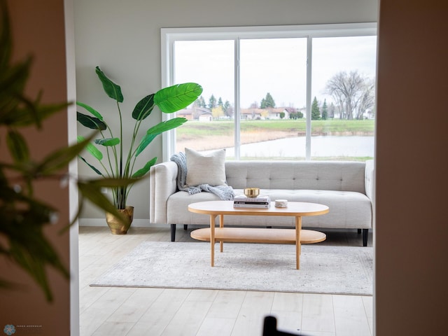 1479 66th Ave S, Fargo, ND 58104 - sitting room with baseboards and wood finished floors