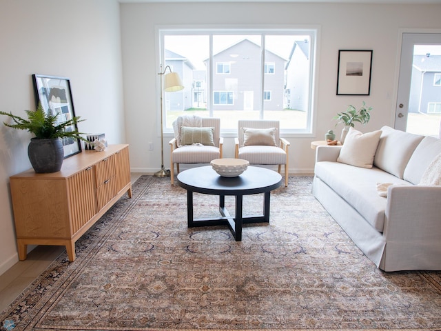 6735 Meadow View Dr S, Fargo, ND 58104 - living room with baseboards