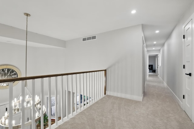 211 Peninsula Rd, Medicine Lake, MN 55441 - corridor featuring recessed lighting, carpet floors, and baseboards