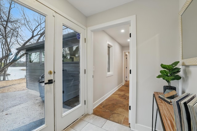 211 Peninsula Rd, Medicine Lake, MN 55441 - entryway with recessed lighting and baseboards