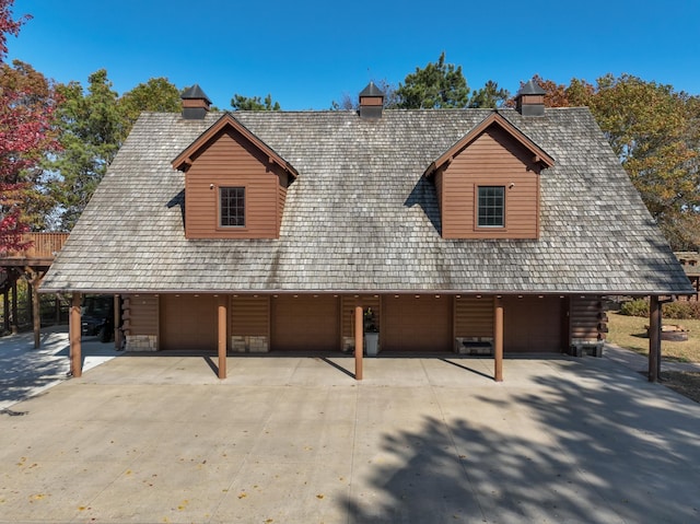 E6516 867th Ave, Colfax, WI 54730 - view of front facade with driveway and a garage