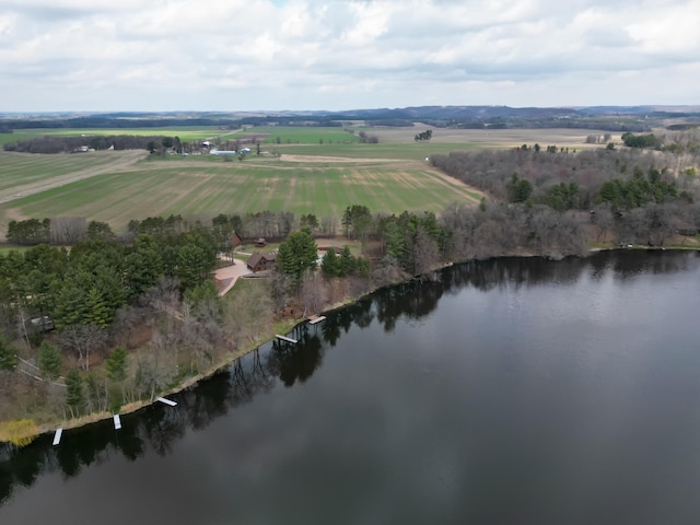 E6516 867th Ave, Colfax, WI 54730 - overview of rural landscape featuring a large body of water