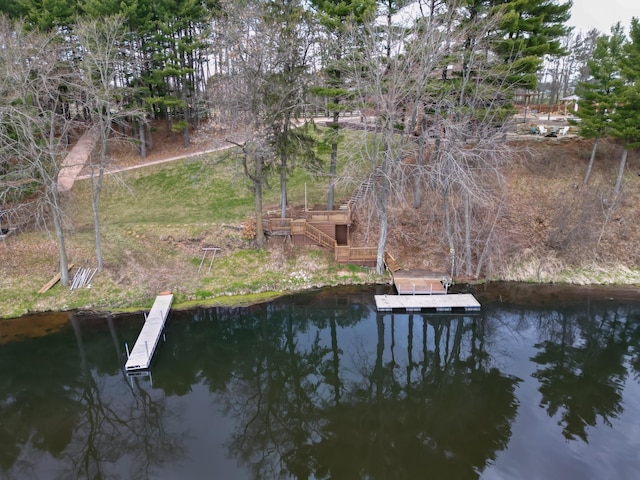 E6516 867th Ave, Colfax, WI 54730 - dock with a water view