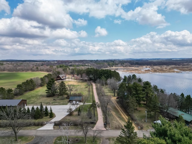 E6516 867th Ave, Colfax, WI 54730 - aerial view of a nearby body of water