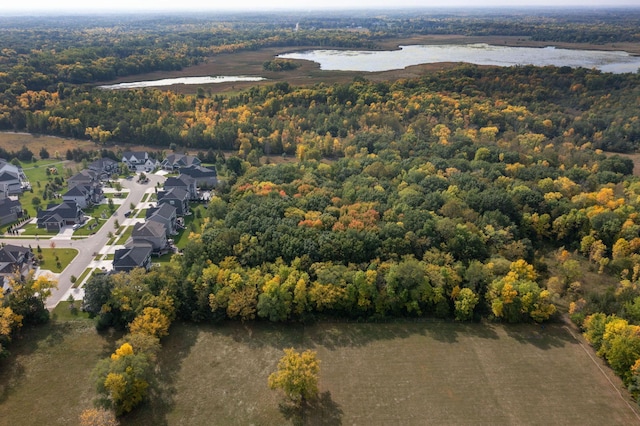 12816 Cedar Ridge Ln, Champlin, MN 55316 - aerial view of property and surrounding area with a forest and nearby suburban area