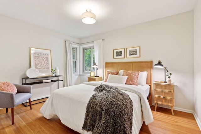 4024 Quentin Ave, Saint Louis Park, MN 55416 - bedroom with light wood-style flooring and baseboards