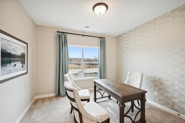 19999 Hunters Rdg, Corcoran, MN 55374 - home office featuring light colored carpet and baseboards