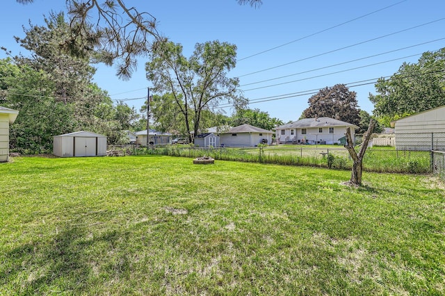 11352 Olive St NW, Coon Rapids, MN 55448 - view of yard featuring a fire pit