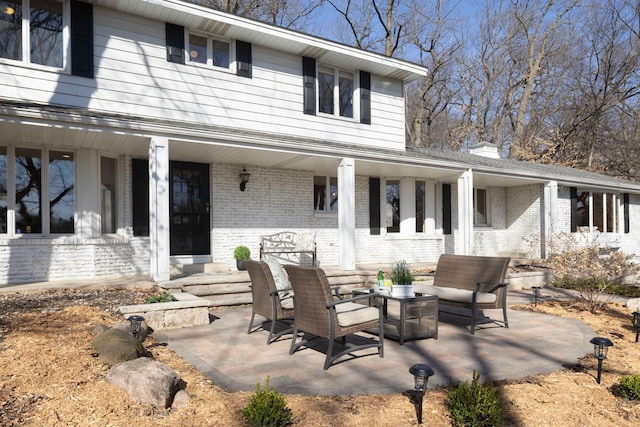 view of patio / terrace with covered porch