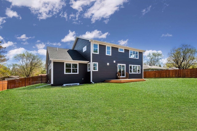 3542 Leroy St, Deephaven, MN 55391 - rear view of house with a deck