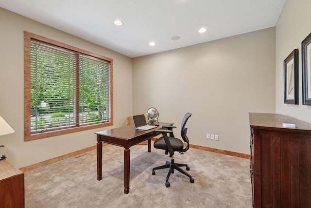 1656 Isabella Pkwy, Chaska, MN 55318 - office space featuring light carpet, baseboards, and recessed lighting