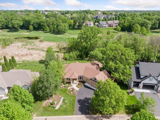 1656 Isabella Pkwy, Chaska, MN 55318 - aerial perspective of suburban area with a tree filled landscape and a local golf course