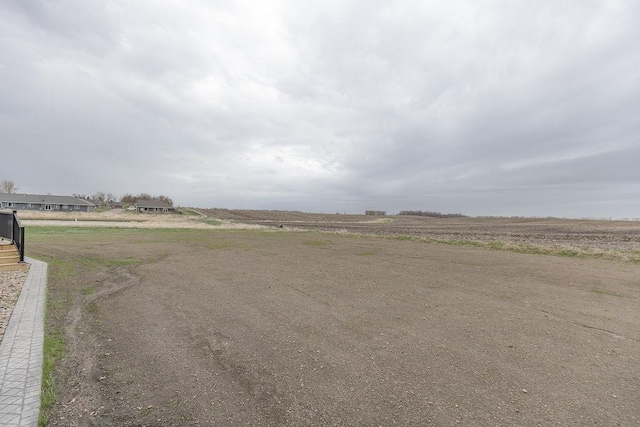 view of road featuring a rural view