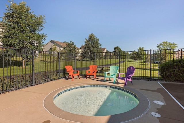 2919 Hilltop Dr, Chaska, MN 55318 - view of swimming pool with a patio area