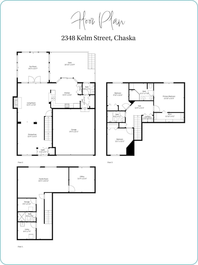 2348 Kelm St, Chaska, MN 55318 - floor plan