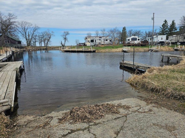 19675 Woody Ln NE, Kelliher, MN 56650 - dock area with a water view