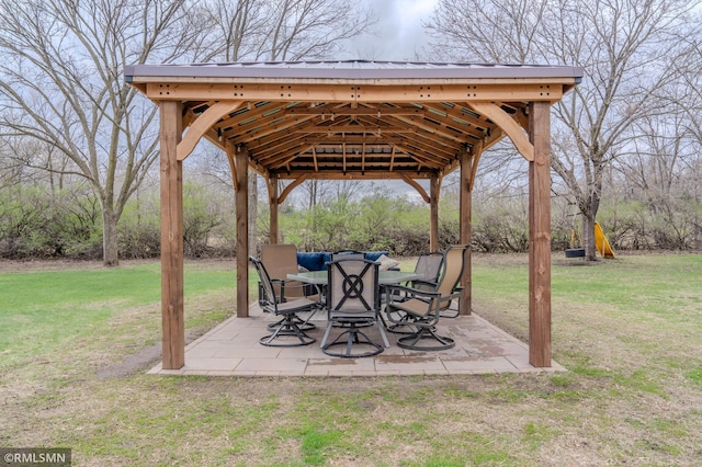300 Carlson Rd, Cannon Falls, MN 55009 - view of patio with a gazebo