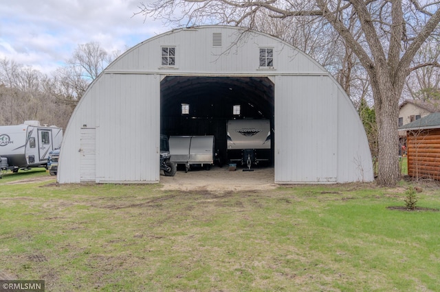 300 Carlson Rd, Cannon Falls, MN 55009 - view of pole building with a yard
