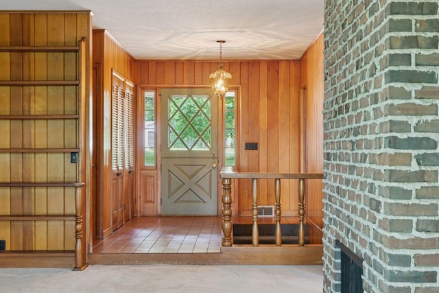 1433 Oldridge Ave N, West Lakeland Twp, MN 55082 - entryway with wood walls