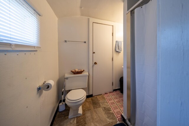 606 11th St SE, Rochester, MN 55904 - bathroom with toilet and stone finish floor