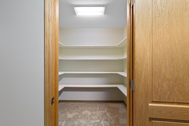 view of storage area